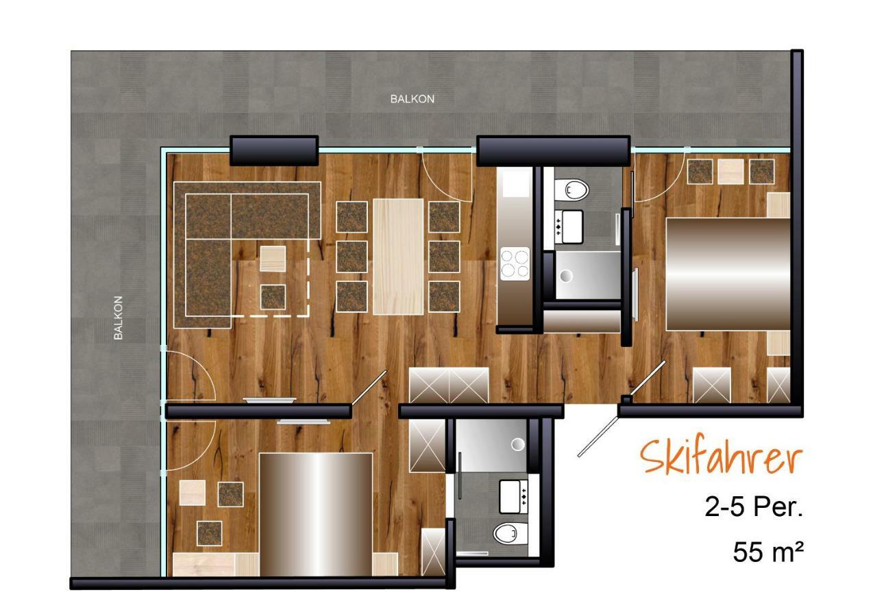 CIllas Appartements Kappl  Dış mekan fotoğraf